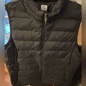 32 Degrees Black Quilted Vest